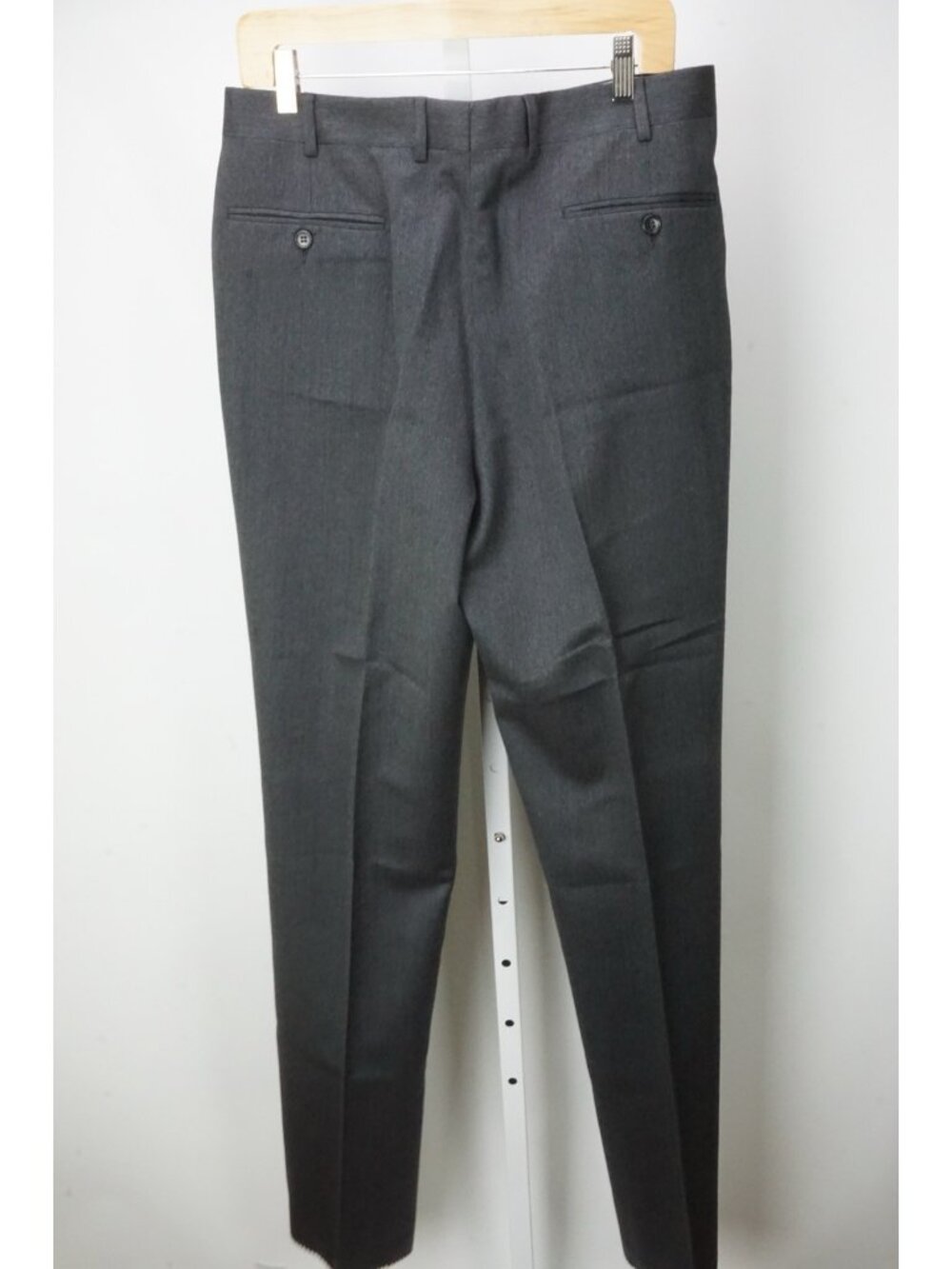 Corneliani Master Gray 100% Wool Mens Dress Pants Sz 48 EU BRAND NEW - Picture 3 of 7